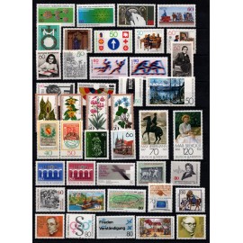 Vesttyskland - Forskellige enkelt frimærker - 8 dobbelt plancher - Postfriske.